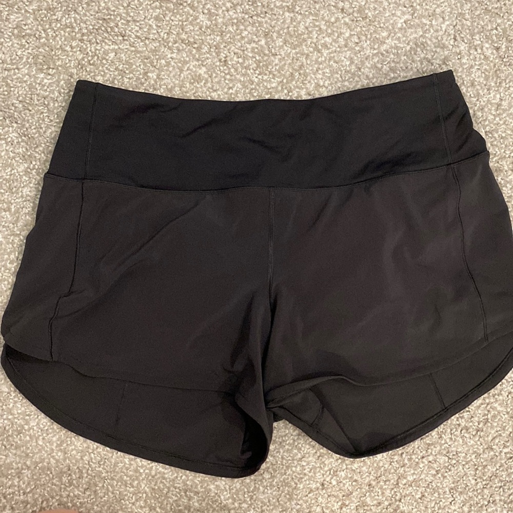 Lululemon black running short 10 EUC